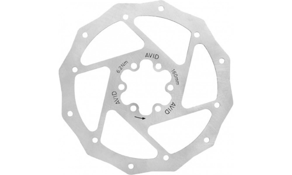 Diskinio stabdžio suporto adapteris priekinis Avid Boxxer 185mm 