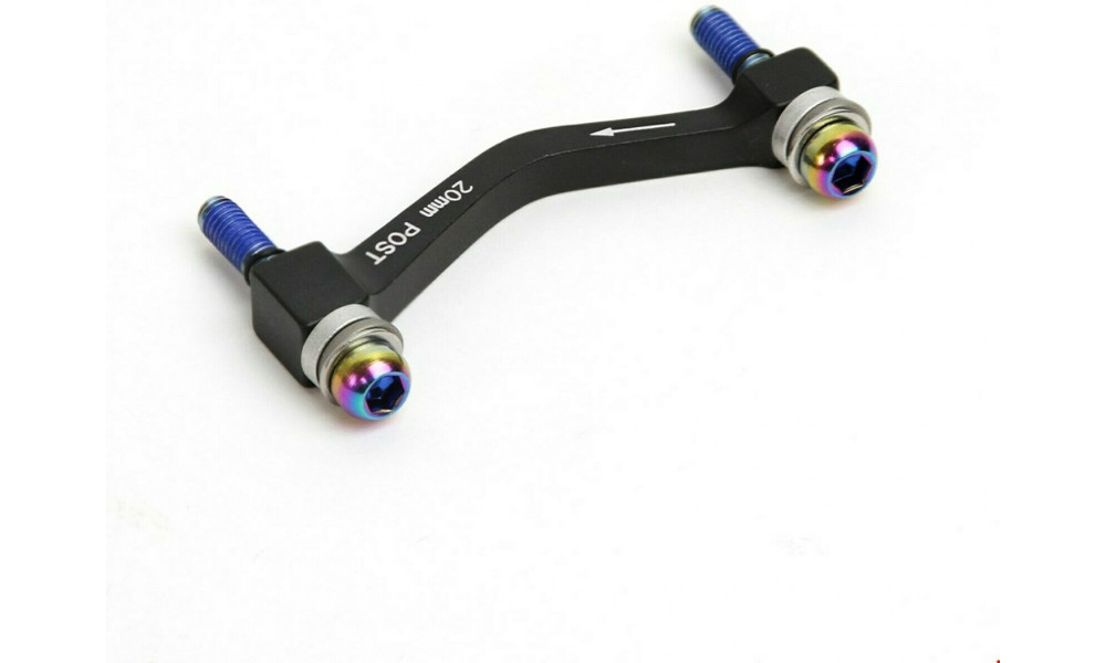 Diskinio stabdžio suporto adapteris SRAM PM front 180mm/rear 160mm rainbow 20mm CPS+standard 