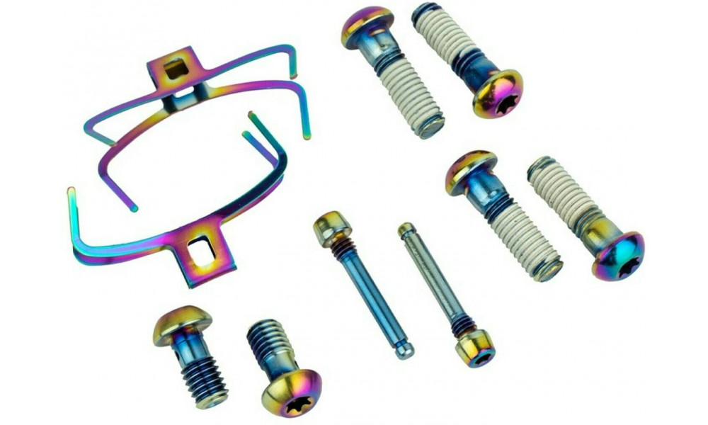 Diskinių stabdžių suporto tvirtinimo varžtai SRAM Upgrade Kit for G2 ULT/RSC rainbow CPS 