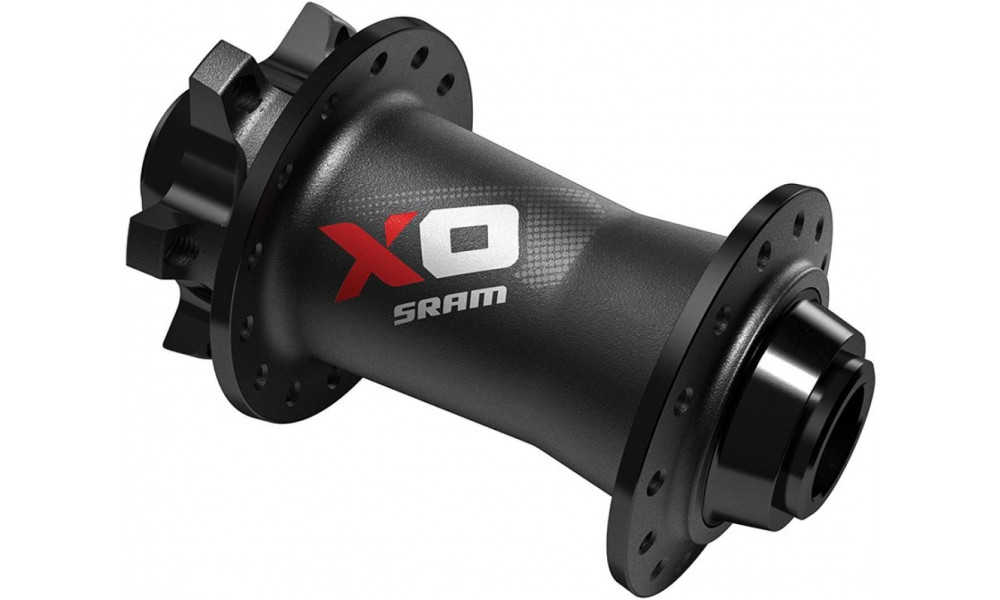 Priekinė įvorė SRAM X0 9/15/20x100mm Disc 6-bolt black-red 