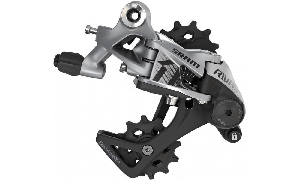 Galinis pavarų perjungėjas SRAM Rival 1 Type 3.0 medium cage 11-speed 