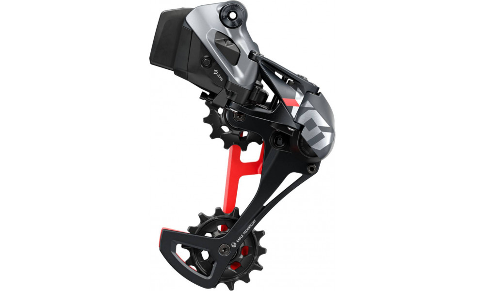 Galinis pavarų perjungėjas SRAM X01 Eagle AXS 12-speed red 