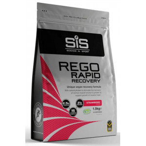 Maisto papildas milteliais SiS Rego Rapid Recovery Strawberry 1.5kg