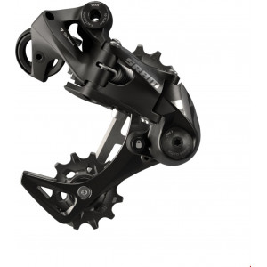 Galinis pavarų perjungėjas SRAM X01 DH short cage 7-speed black