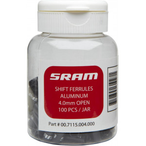 Pavarų šarvo antgaliukai SRAM 4mm alu bottle (100 vnt.)