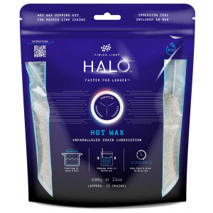 Granulės grandinės sutepimui Finish Line HALO Hot Wax 600g