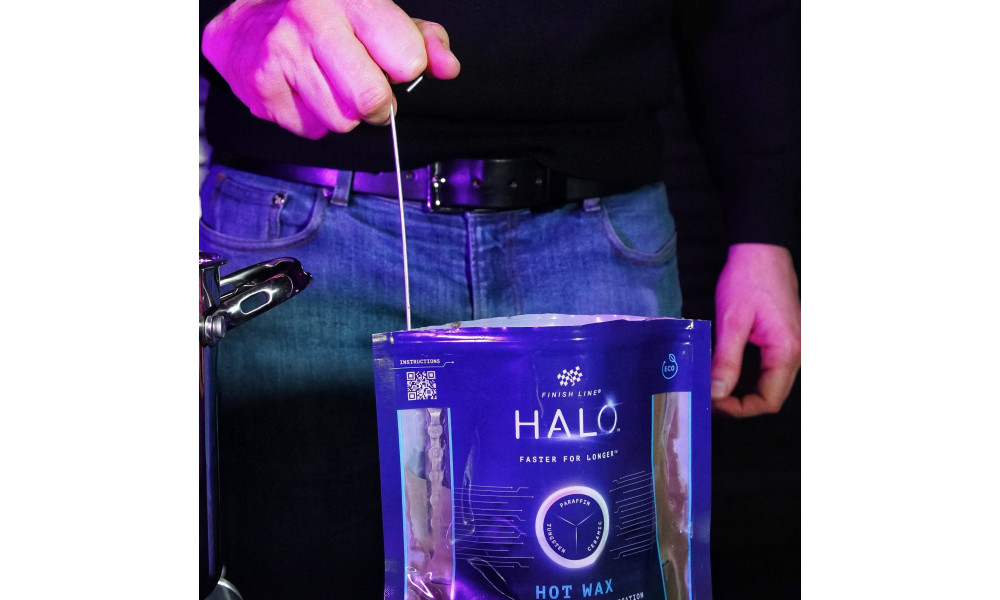 Vaškas grandinės sutepimui Finish Line HALO Hot Wax 600g - 4
