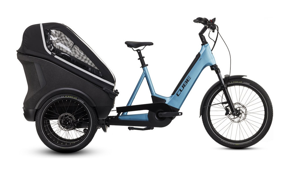 Elektrinis dviratis Cube Trike Family Hybrid 1500 blue'n'reflex 2025 