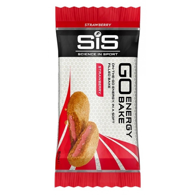 Energetinis batonėlis SiS Go Energy Bake Strawberry 50g