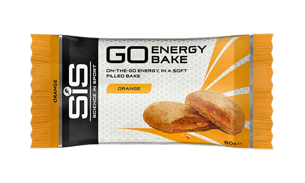 Energetinis batonėlis SiS Go Energy Bake Orange 50g 