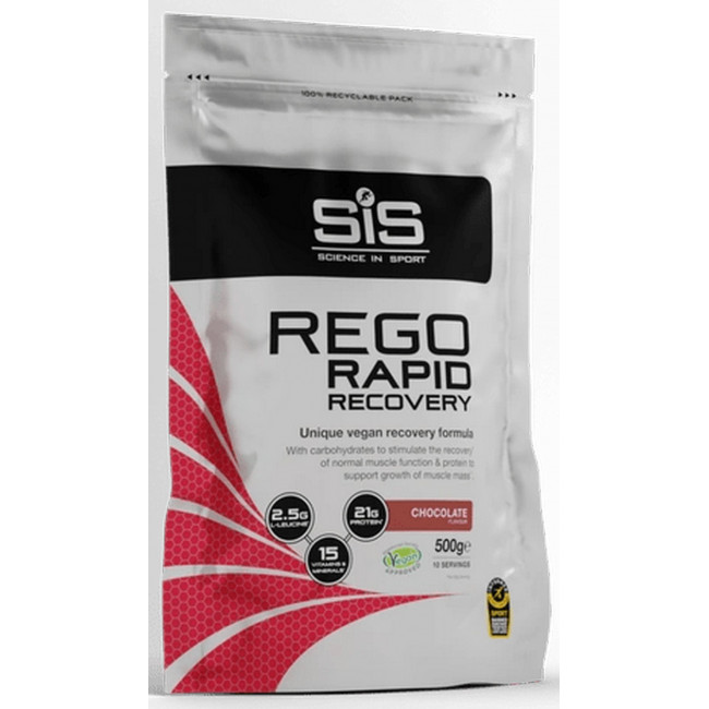 Maistas sportui milteliais SiS Rego Rapid Recovery Chocolate 500g