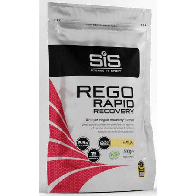 Maistas sportui milteliais SiS Rego Rapid Recovery Vanila 500g