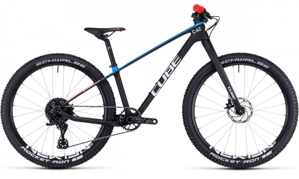 Dviratis Cube Elite 240 C:62 Pro carbon'n'blue'n'red 2024 - 1