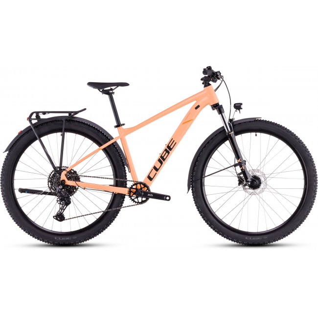 Dviratis Cube Aim Race Allroad 29 tangerine'n'black 2025