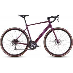 Dviratis Cube Attain Pro hyperpurple'n'helio 2025