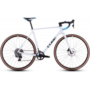 Dviratis Cube Cross Race C:62 Race polarwhite'n'blue 2026 Dviratis Cube Cross Race C:62 Race polarwhite'n'blue 2026