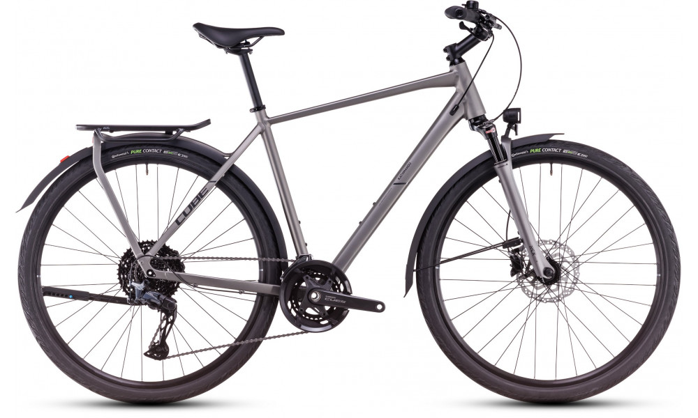 Dviratis Cube Kathmandu EXC grey'n'black 2025 - 1