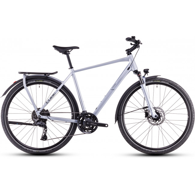 Dviratis Cube Kathmandu Pro silverblue'n'grey 2025