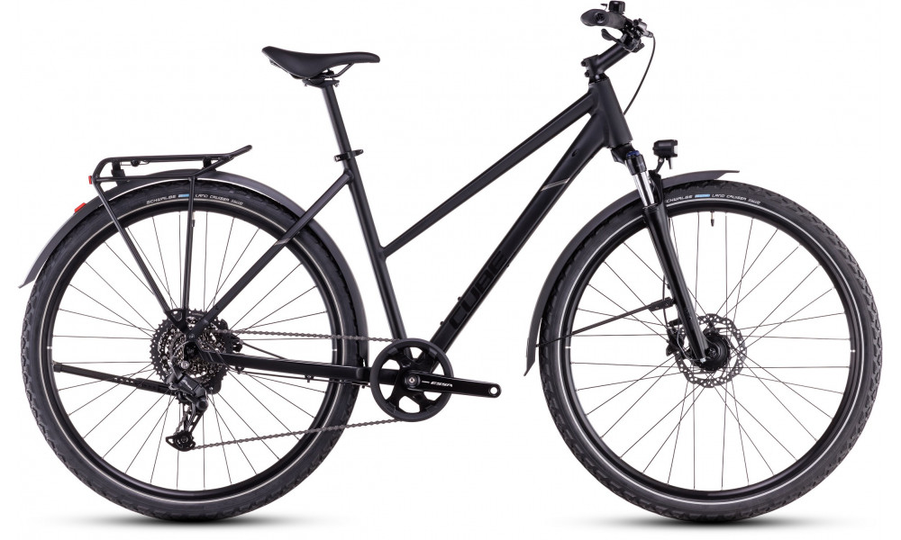 Dviratis Cube Nature ONE Allroad Trapeze black'n'black 2026 - 1