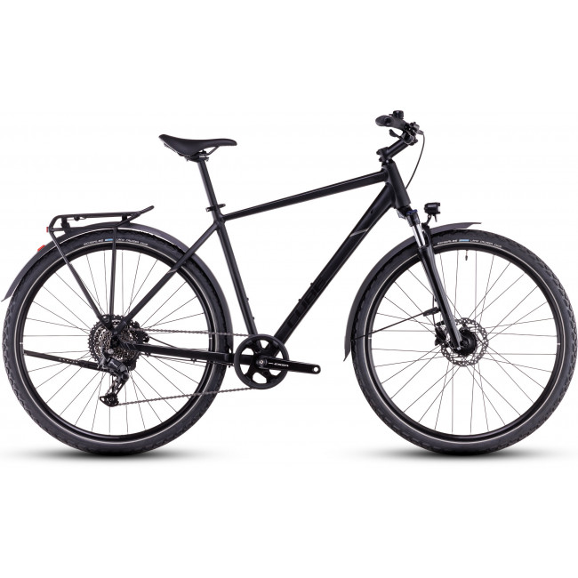 Dviratis Cube Nature ONE Allroad black'n'black 2026