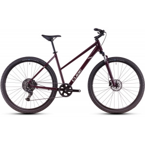 Dviratis Cube Nature ONE Trapeze amarone'n'lunar 2026