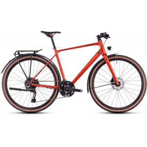 Dviratis Cube Nulane Pro FE fireorange'n'black 2025