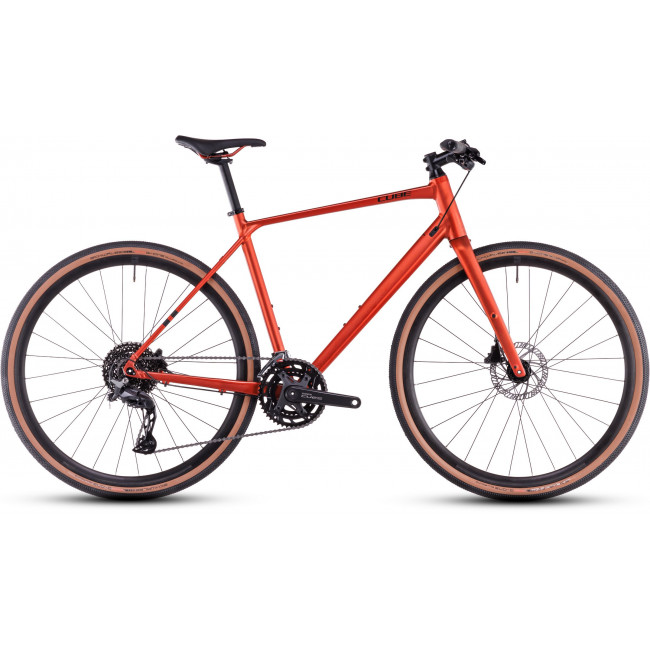 Dviratis Cube Nulane Pro fireorange'n'black 2025 Dviratis Cube Nulane Pro fireorange'n'black 2025