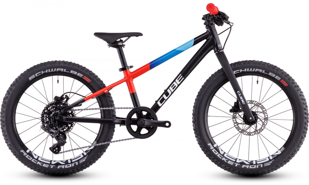 Dviratis Cube Reaction 200 Pro black'n'blue'n'red 2026 - 1