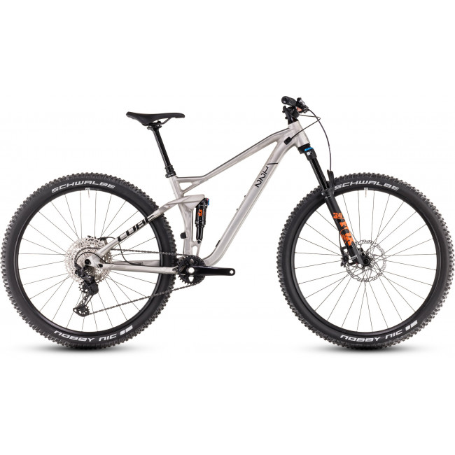 Dviratis Cube Stereo ONE22 Race 29 rawmetal'n'black 2026