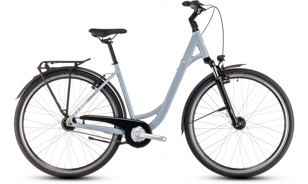 Dviratis Cube Town ONE Easy Entry polargrey'n'white 2026 - 1