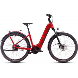 Elektrinis dviratis Cube Kathmandu Hybrid Comfort Pro 800 Easy Entry electricred'n'red 2025