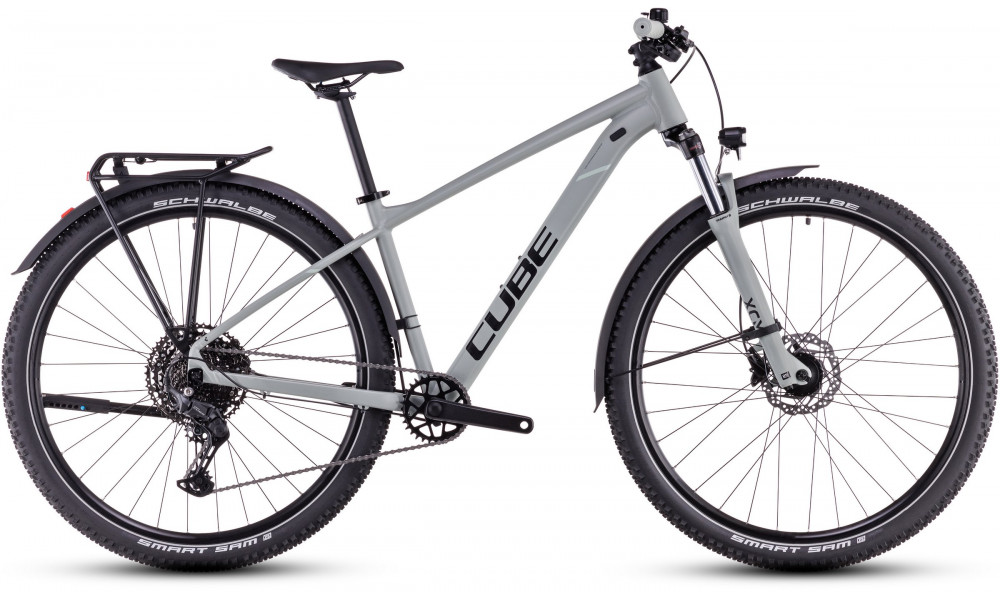 Dviratis Cube Aim SLX Allroad 27.5 lunar'n'frozengrape 2025 