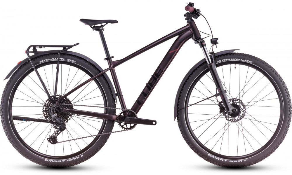 Dviratis Cube Aim SLX Allroad 27.5 orbitred'n'black 2025 