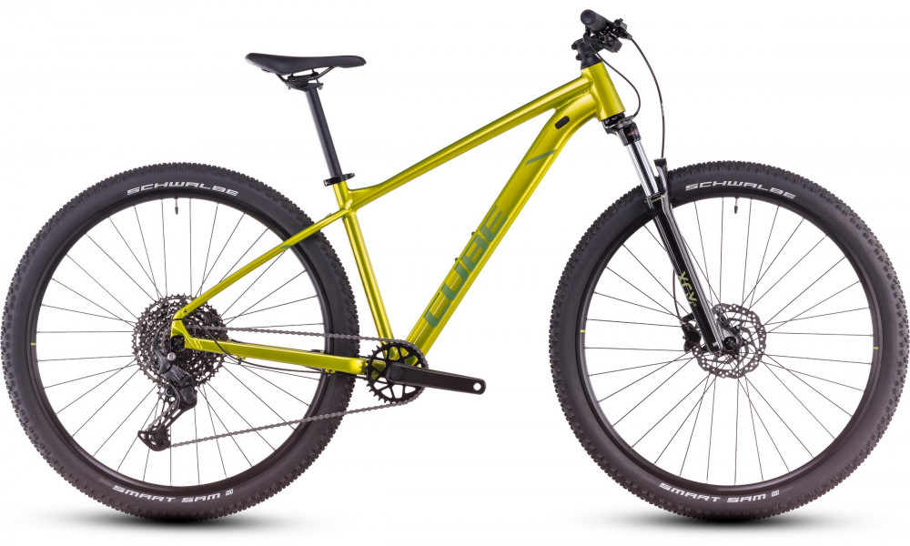 Dviratis Cube Aim SLX 27.5 flashlime'n'juniper 2025 