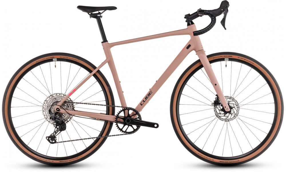 Dviratis Cube Nuroad EX 27.5 blushrose'n'black 2025 