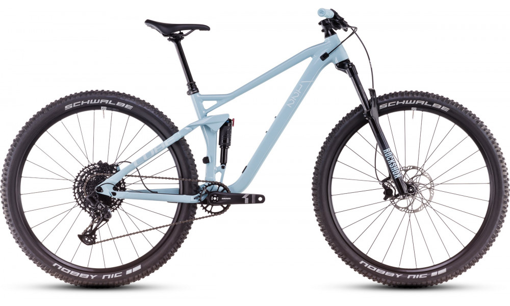 Dviratis Cube Stereo ONE22 Pro 27.5 skylightblue'n'white 2026 