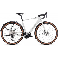 Elektrinis dviratis Cube Nuroad Hybrid C:62 Race FE 400X desertstone'n'green 2025 Elektrinis dviratis Cube Nuroad Hybrid C:62 Race FE 400X desertstone'n'green 2025