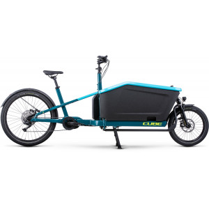 Elektrinis dviratis Cube Cargo Sport Dual Hybrid 1000 blue'n'lime 2025