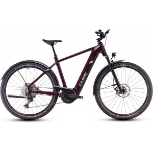 Elektrinis dviratis Cube Nuride Hybrid SLX 800 Allroad amarone'n'lunar 2025