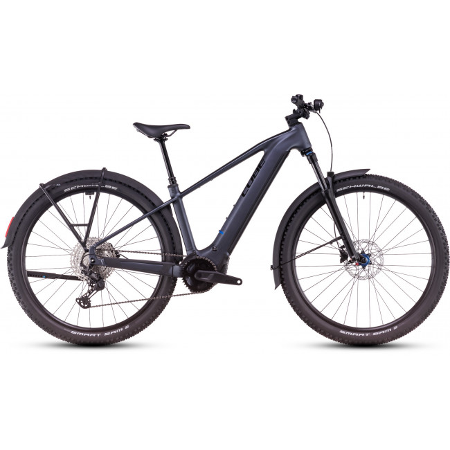 Elektrinis dviratis Cube Reaction Hybrid Pro 600 Allroad 27.5 metallicgrey'n'black 2025