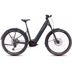 Elektrinis dviratis Cube Reaction Hybrid SLX 800 Allroad Easy Entry 27.5 sagebrushgreen'n'prism 2025