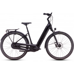 Elektrinis dviratis Cube Supreme Hybrid Comfort SLX 625 Easy Entry black'n'metal 2025