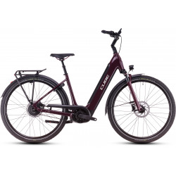 Elektrinis dviratis Cube Supreme Hybrid Deluxe Pro 625 Easy Entry amarone'n'grey 2025 Elektrinis dviratis Cube Supreme Hybrid Deluxe Pro 625 Easy Entry amarone'n'grey 2025