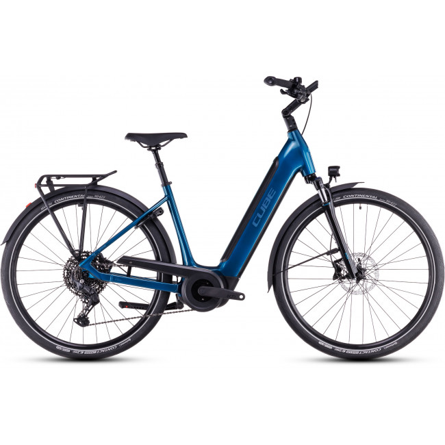 Elektrinis dviratis Cube Supreme Hybrid Pro 625 Easy Entry electricblue'n'blue 2026