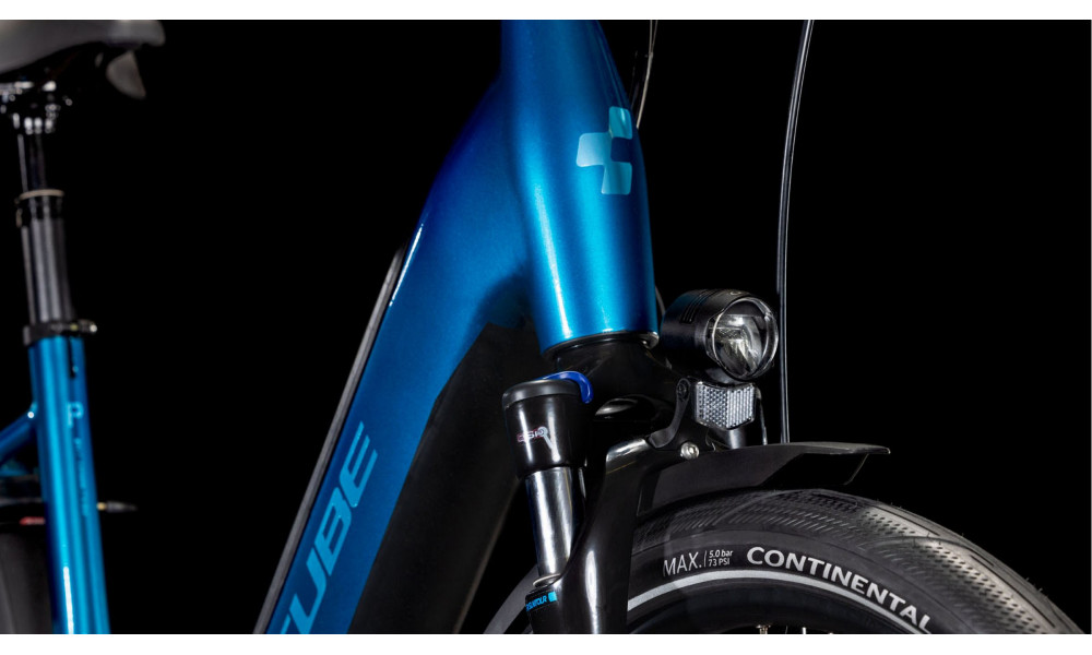 Elektrinis dviratis Cube Supreme Hybrid Pro 625 Easy Entry electricblue'n'blue 2026 - 2