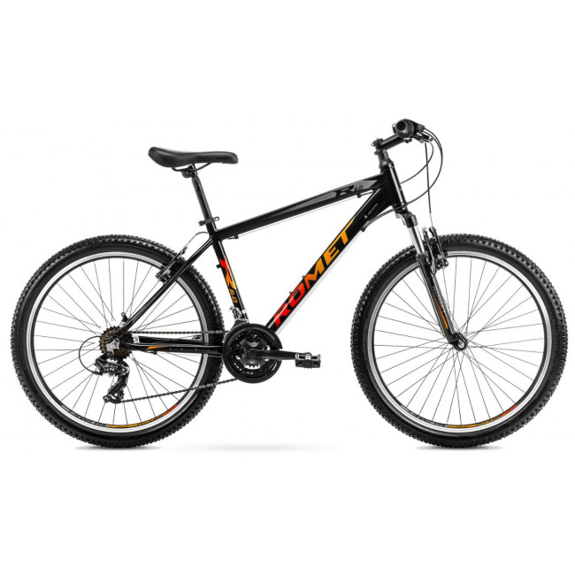 Dviratis Romet Rambler R6.0 26" 2022 black-orange