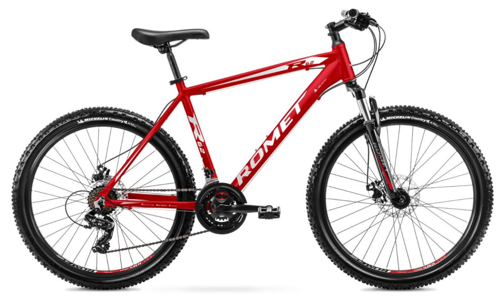 Dviratis Romet Rambler R6.2 26" 2022 red-white - 1