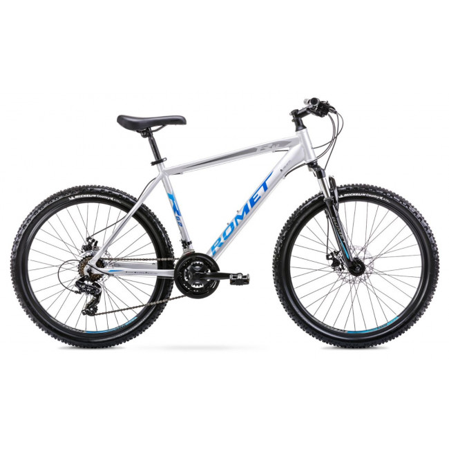 Dviratis Romet Rambler R6.2 26" 2022 silver-blue