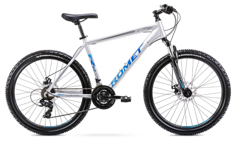 Dviratis Romet Rambler R6.2 26" 2022 silver-blue 