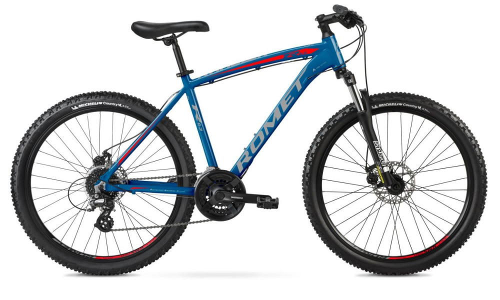 Dviratis Romet Rambler R6.3 26" 2022 blue-red 